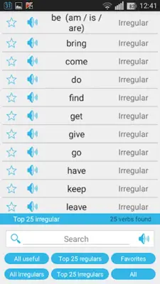 English Verbs android App screenshot 0