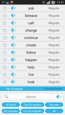 English Verbs android App screenshot 2