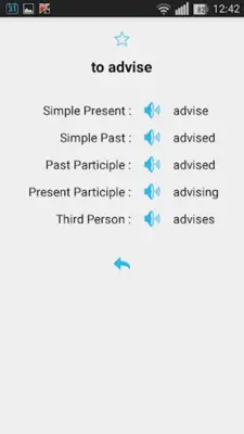 English Verbs android App screenshot 3